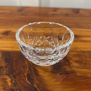 Vtg Waterford Crystal Lismore Open Sugar Bowl Trinket Dish